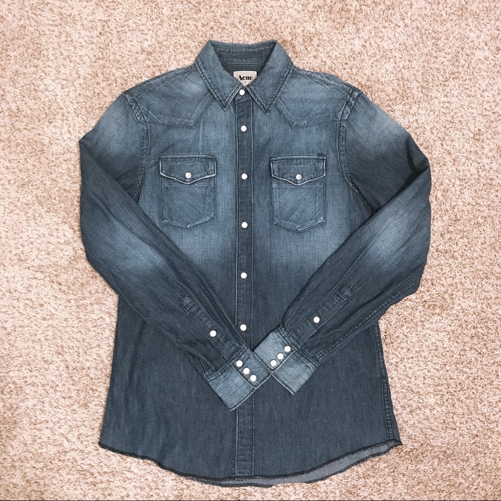Acne studio denim shirt M